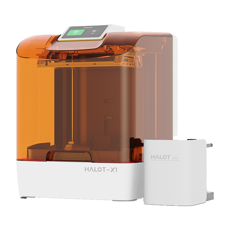 Printer 3D resin Creality HALOT-X1 Combo, ekran me prekje, volum printimi mesatar, portokalli e bardhë 2