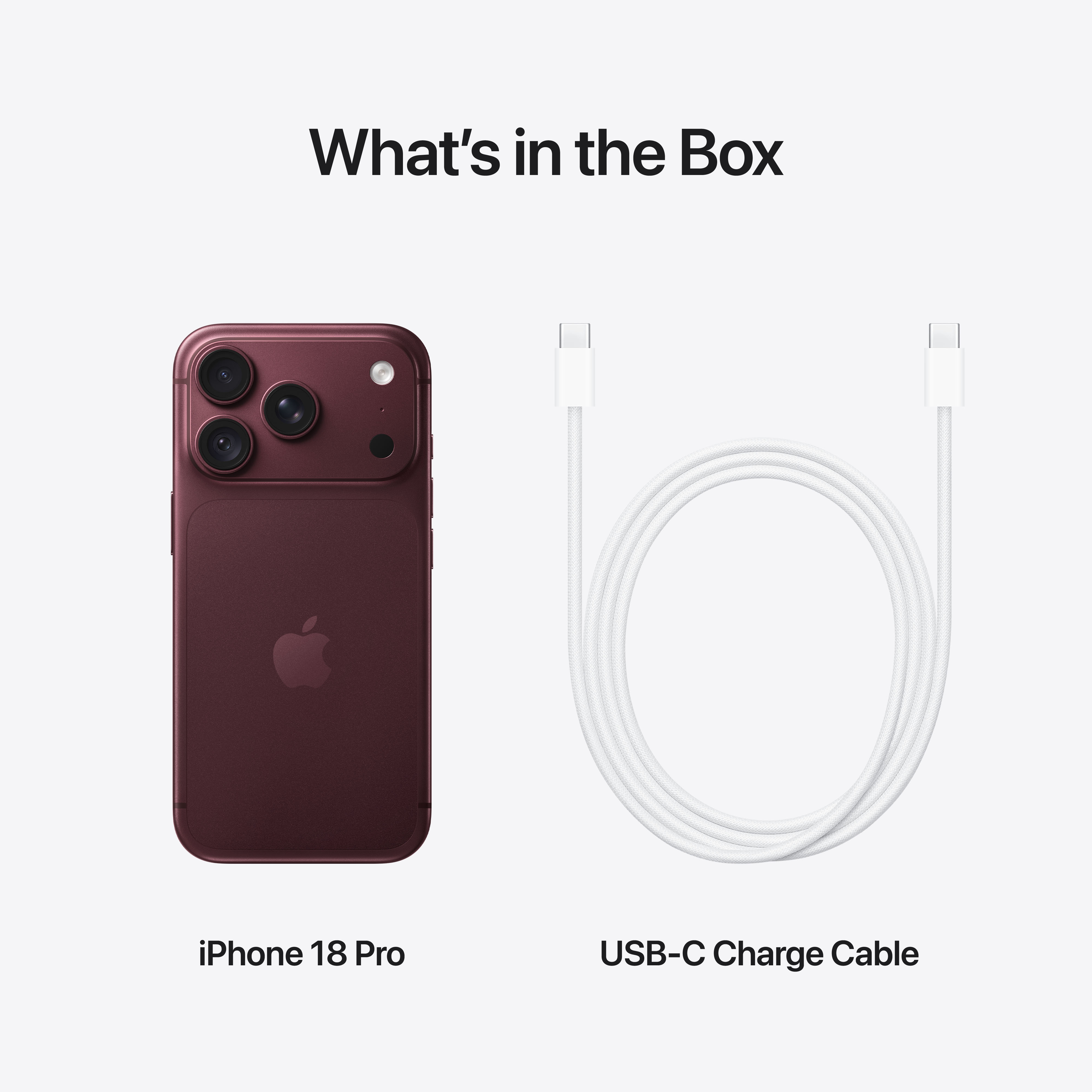 Apple iPhone 18 Pro, 256GB, Burgundy