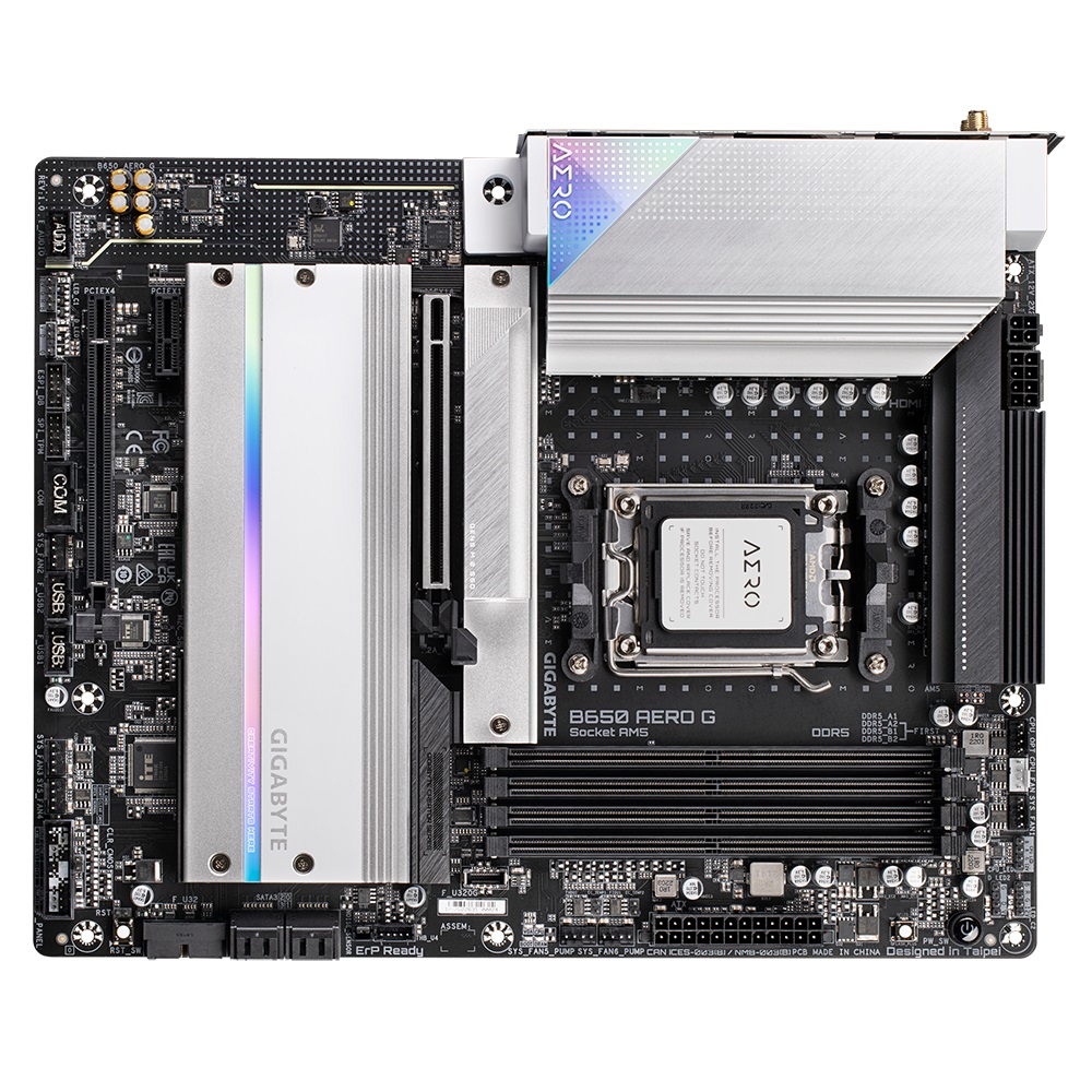Pllakë amë Gigabyte B650 AERO G, AM5, DDR5, e zezë