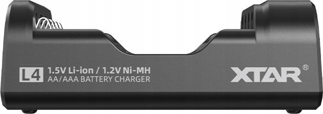 Karikues baterish XTAR L4, 4 slote, AAA AA, USB, i zi
