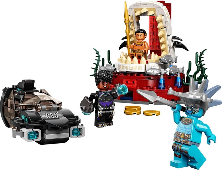 Set LEGO® Marvel 76213 King Namor's Throne Room, 355 pjesë