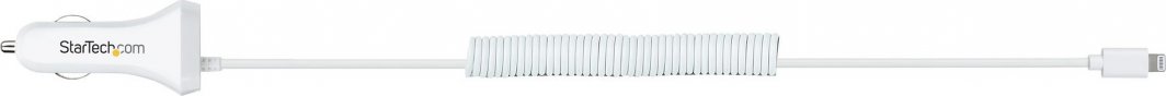Karikues veture StarTech.com, Lightning 1m, 12W, 2 porta USB, i bardhë