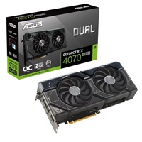 Kartelë grafike ASUS VGA NVIDIA GeForce RTX 4070 SUPER DUAL OC, 12GB GDDR6X