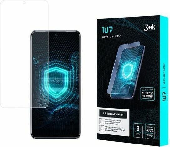 Mbrojtëse ekrani 3MK 1UP për Xiaomi Redmi Note 10 Pro, gaming, set 3 copë, transparente