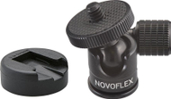 Kokë tripi Novoflex M-NEIGER II, ball e vogël, hot shoe, e zezë