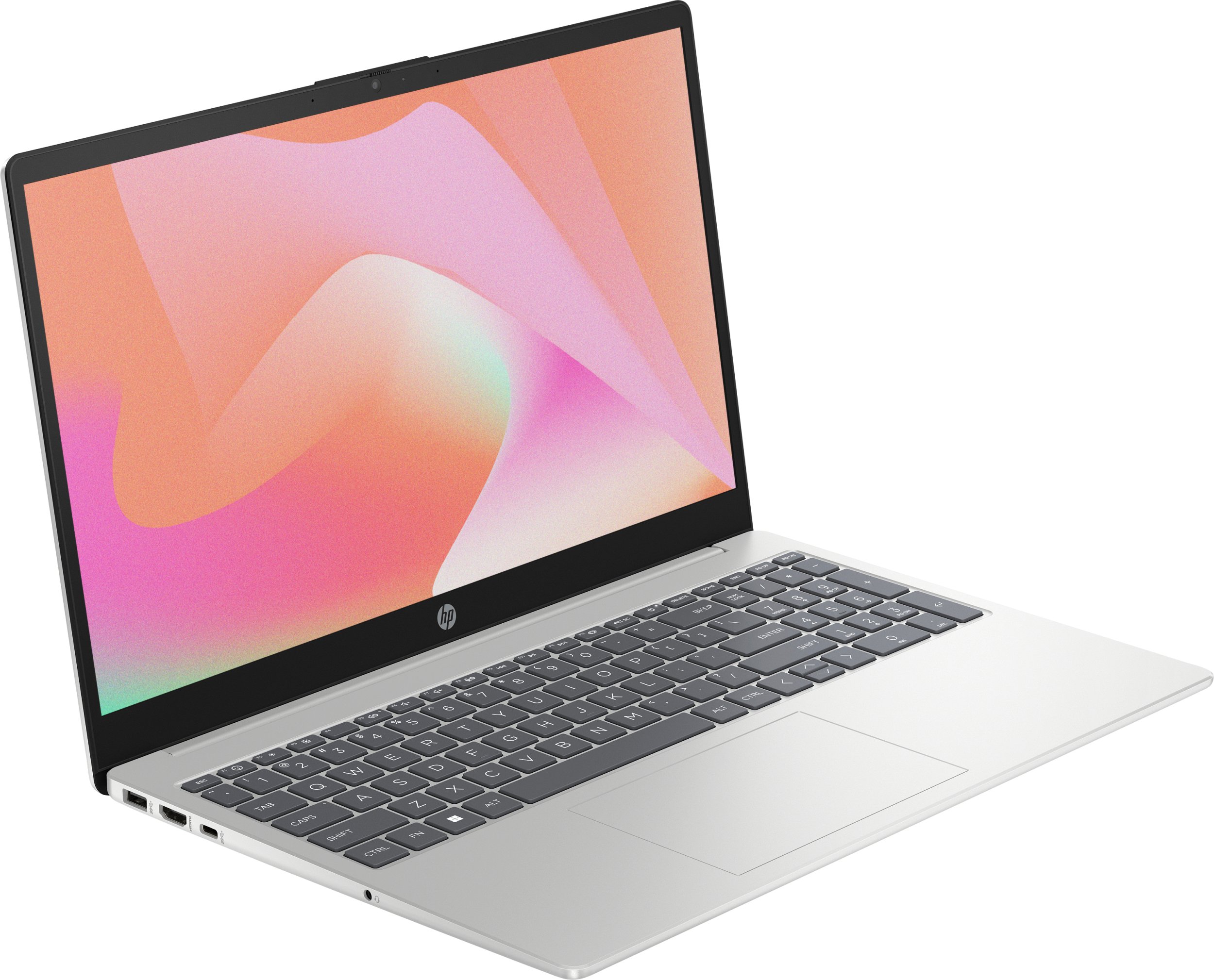 Laptop HP Notebook 15 fd0066nw, 15.6" Full HD, Intel Core i3 N305, 8GB RAM, 512GB SSD, gri