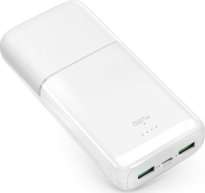 Power bank Puro PUFCBB200P3WHI, 20000mAh, 22.5W, i bardhë