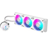 Ftohës ujor për CPU GIGABYTE AORUS WATERFORCE II 360 ICE, radiator 360 mm, 3x 120 mm, i bardhë