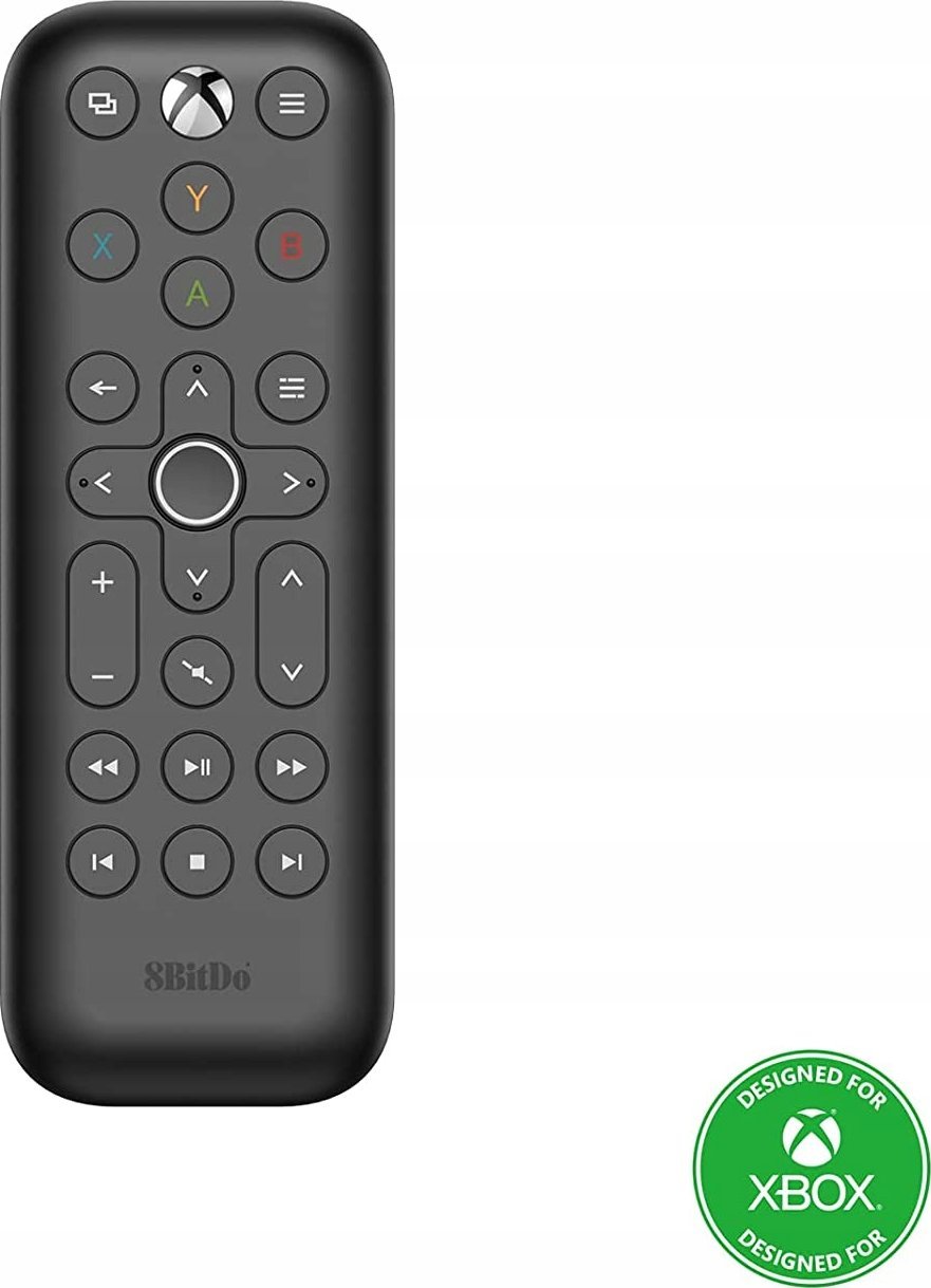 Telekomandë 8BitDo Media Remote Short Edition, për Xbox One Series X S, infra të kuqe, e zezë