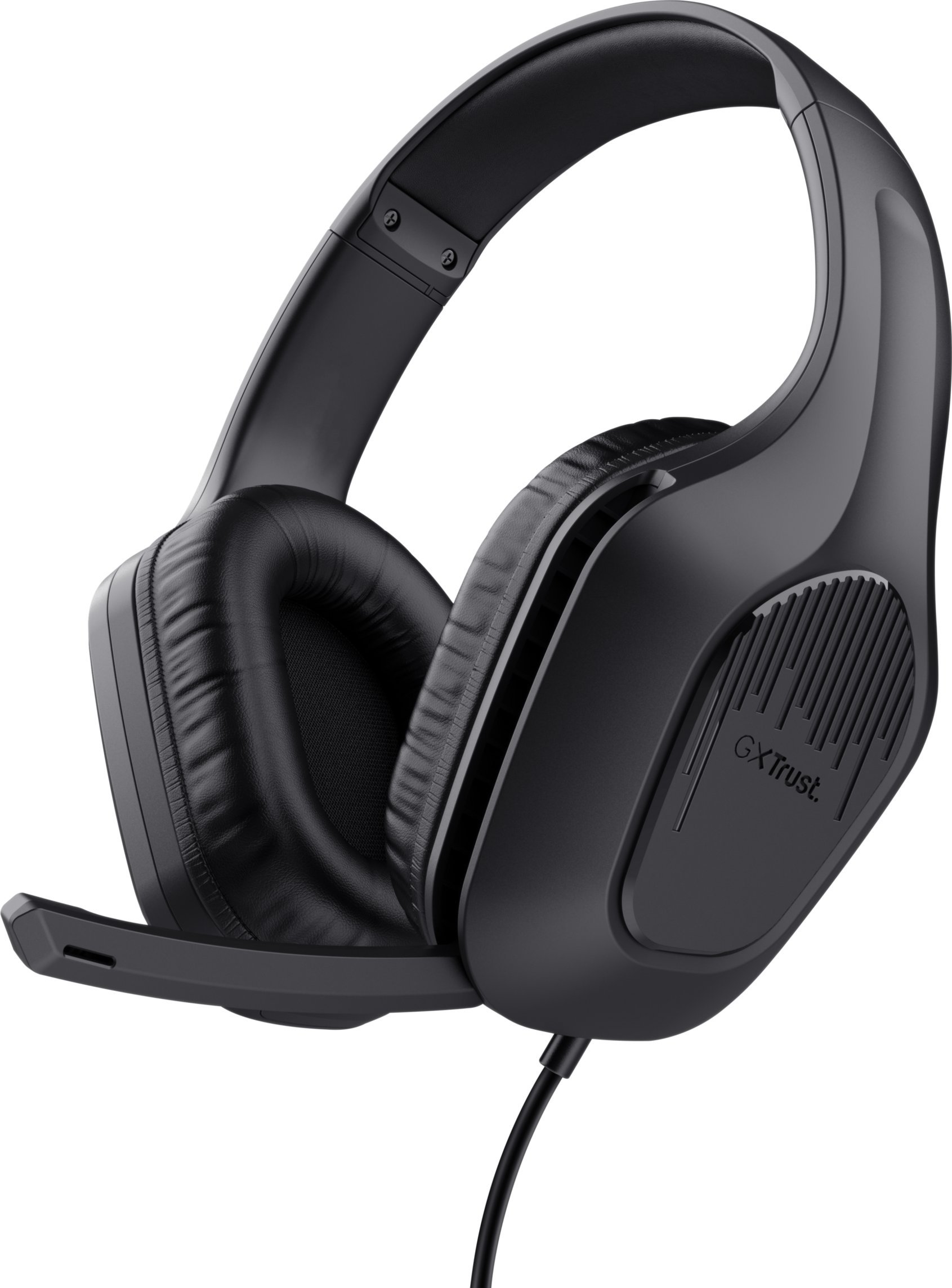 Set gaming Trust GXT 792 Quadrox, maus optik USB, tastierë RGB, kufje USB, i zi