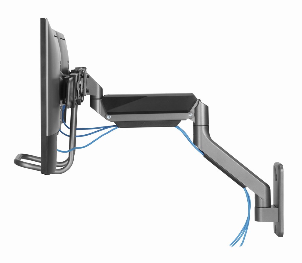 Mbajtëse monitori MA-WA3-01, 17-27", 6kg, VESA 100x100, 3 Ekrane, e hirtë