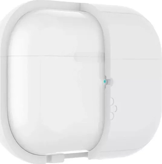 Mbështjellës silikoni Spigen Silicone Fit Strap për AirPods Pro 1/2, me rrip, i bardhë