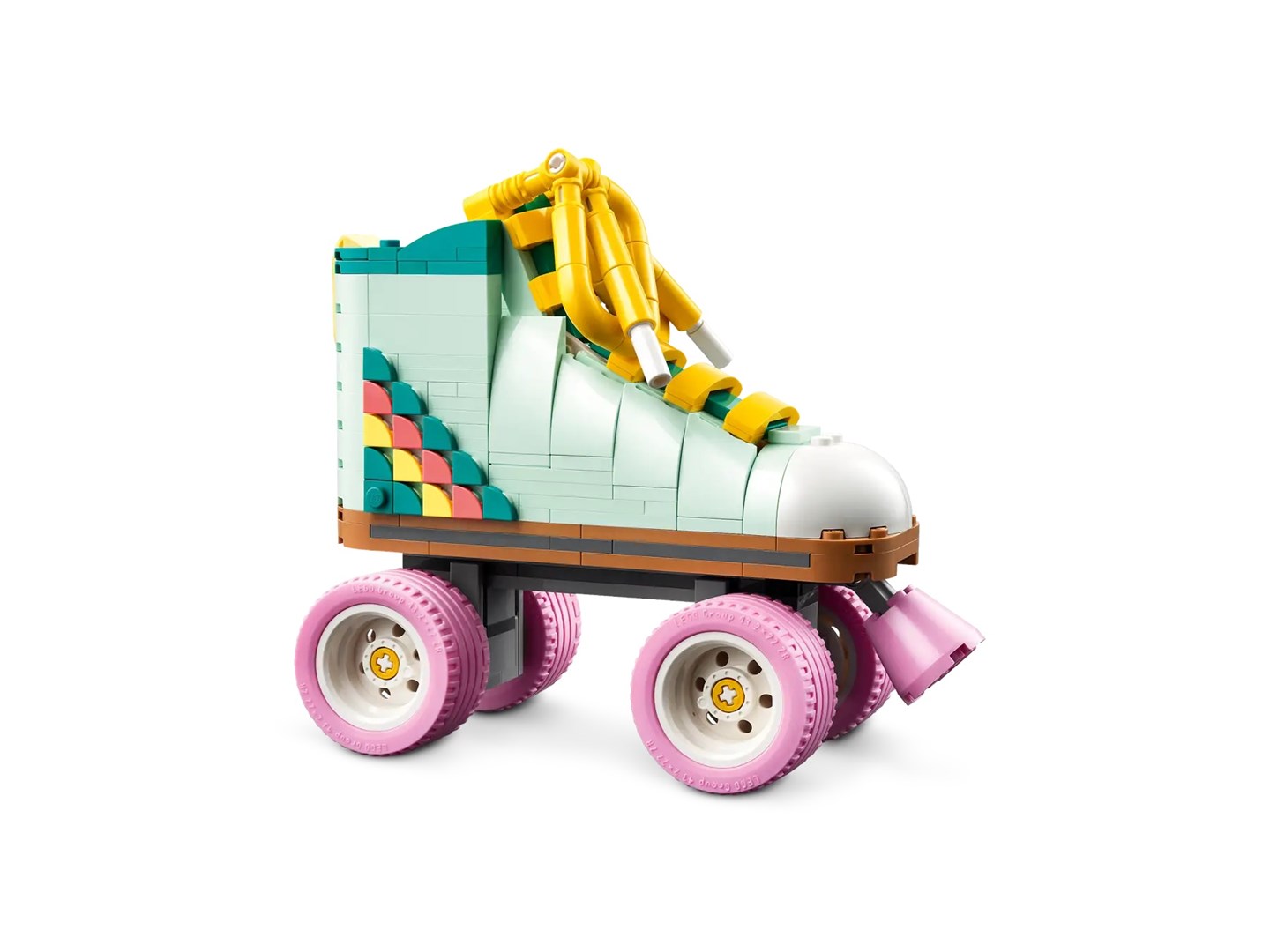 Set LEGO Creator Retro Roller Skate 31148, model ndërtimi dekorativ, shumëngjyrësh