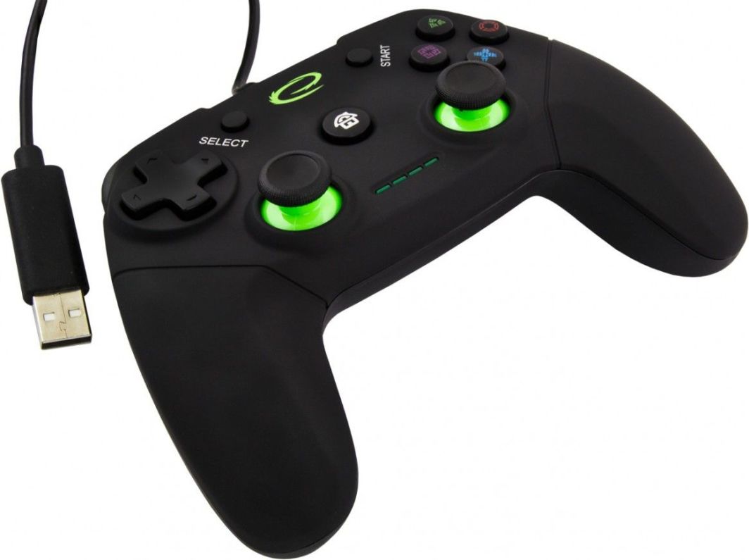 Konzolë për lojëra Gamepad Esperanza Vanquisher, e zezë