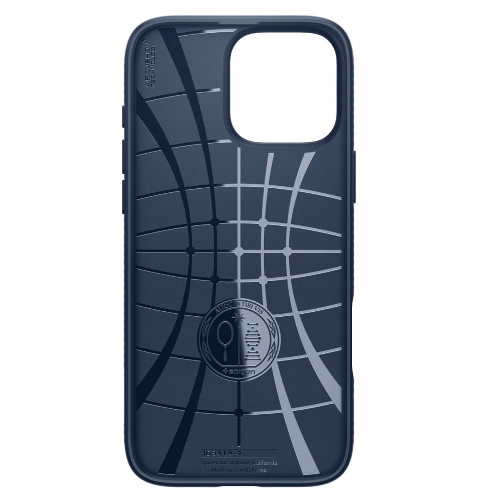 Maskë telefoni Spigen Liquid Air për iPhone 17 Pro Max, mbrojtëse, blu navy