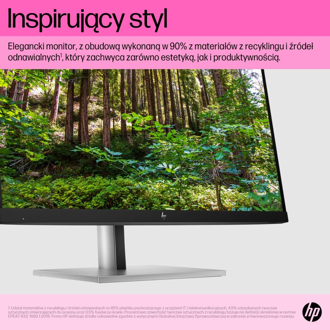 Монитор HP E24t G5 6N6E6AA, 24'', 75Hz, 23,8'', 1920x1080 FullHD, IPS, црн
