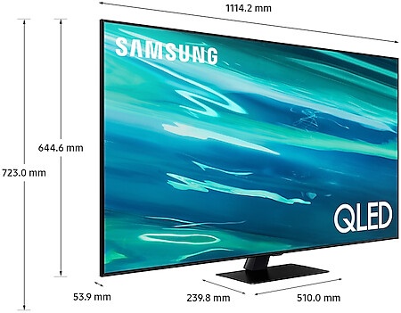 Televizor Samsung QE50Q80A, 50" (125cm), 4K UHD, i hirtë