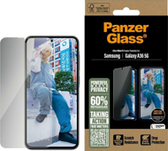 Xham mbrojtës ekrani CARE by PanzerGlass, Ultra-Wide Fit Privacy, për Samsung Galaxy A36, transparent