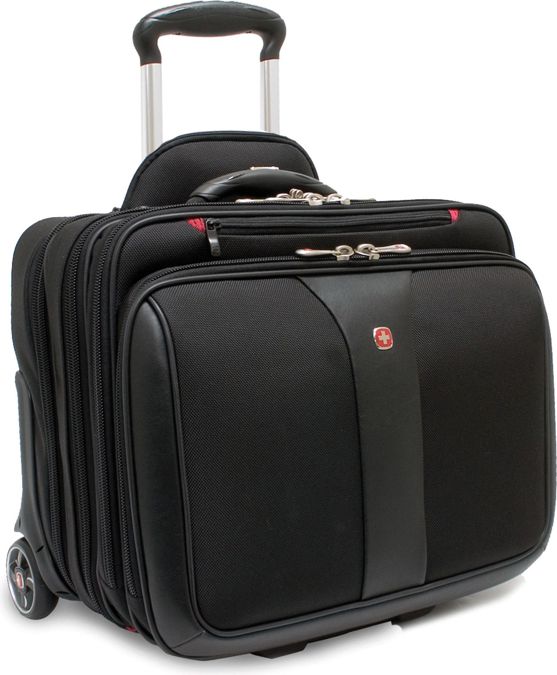 Çantë trollej biznesi Wenger Patriot 17", për laptop, poliestër PVC, e zezë