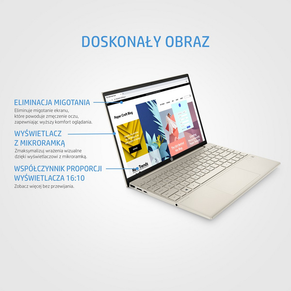 Laptop HP Pavilion Aero 13-be0244nw, 13.3", 16 GB RAM, 512 GB SSD, Ryzen7, AMD Radeon Graphics, i bardhë
