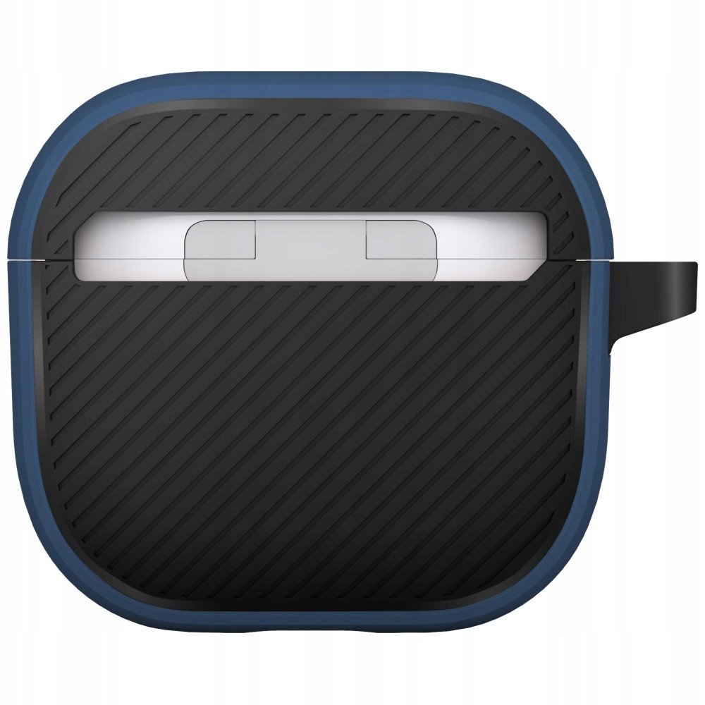Kënte mbrojtëse për kufje Uniq Clyde për AirPods 4, TPU, me kapak, blu