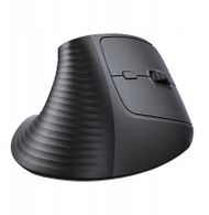 Maush wireless Ugreen Vertical Ergonomic 57°, ergonomik, me nano marrës USB, i zi