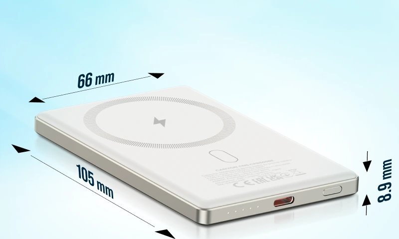 Портабилен полнач Canyon OnPower 505, 5000mAh, 20W, крем
