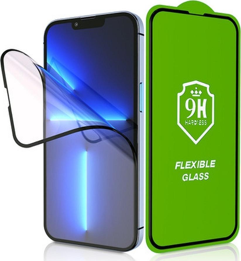Mbrojtës ekrani Bestsuit Flexible 5D Full Glue Hybrid Glass për Samsung Galaxy A33 5G, xham i tejdukshëm, i zi