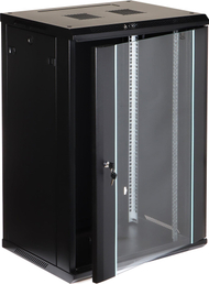 Kabinet rack muri Eprado R19 18U, 19", metalik, i zi