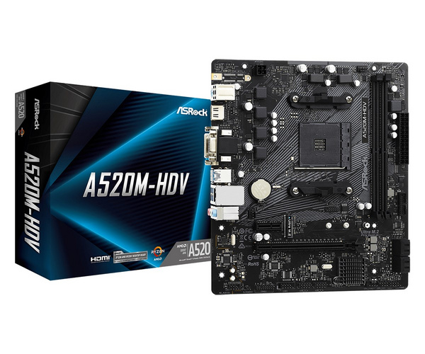 Pllakë amë Asrock A520M-HDV Socket AM4 micro ATX