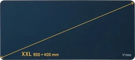 Mbulesë maus dhe tastierë YENKEE YPM 9040BE Office XXL, sipërfaqe e madhe, kundër rrëshqitjes, e zezë