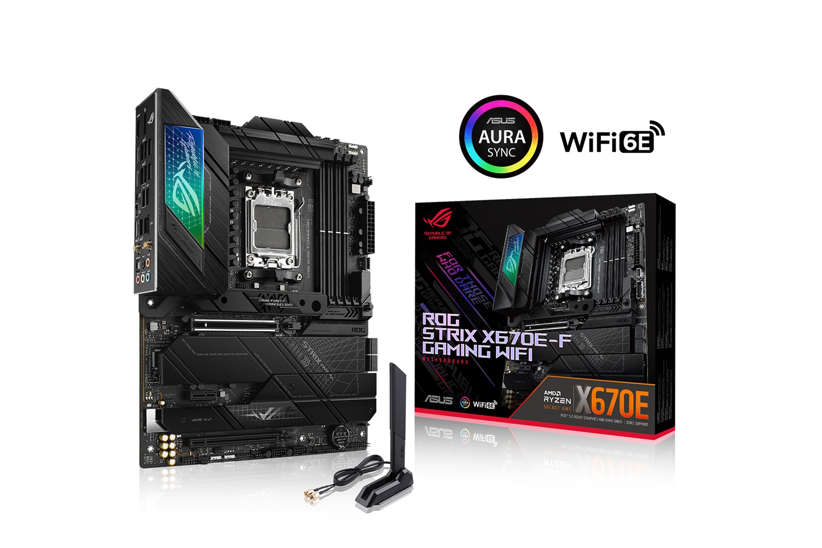 Pllakë amë ASUS ROG STRIX X670E-F Gaming WiFi AMD X670 Socket AM5 ATX