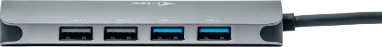 Docking station I-tec Metal USB C Nano, 2x Display, PD 100W, gri metalike