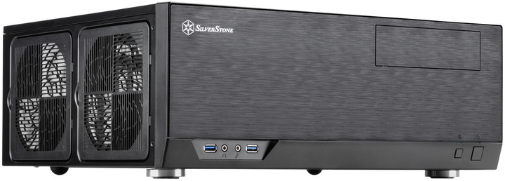 Kasë SilverStone GD09B Grandia, e zezë