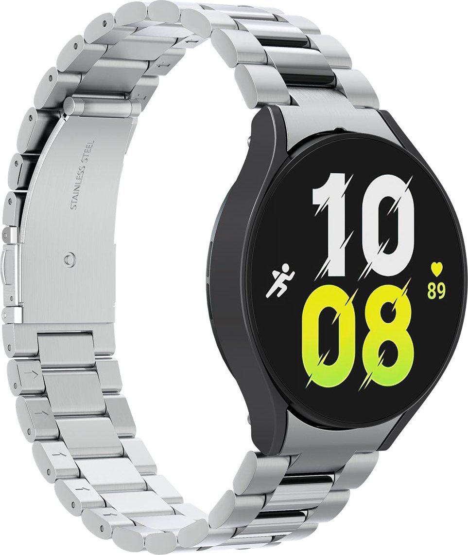 Ремче Spigen Modern Fit 316L за Samsung Galaxy Watch6 44mm, не'рѓосувачки челик, сребрена