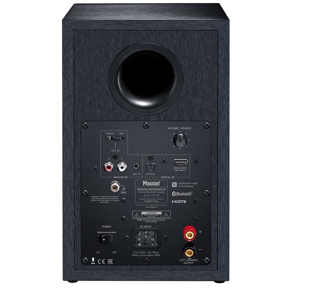 Bokse wireless Magnat Monitor Reference 2A, Hi-Fi, Bluetooth 5.0, të zeza