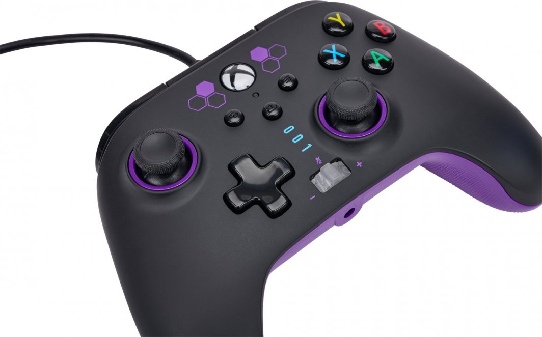 Kontroller PowerA Xbox Enhanced Purple Hex, me kabllo, i zi