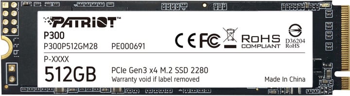 Disk SSD Patriot P300, M.2, 512GB