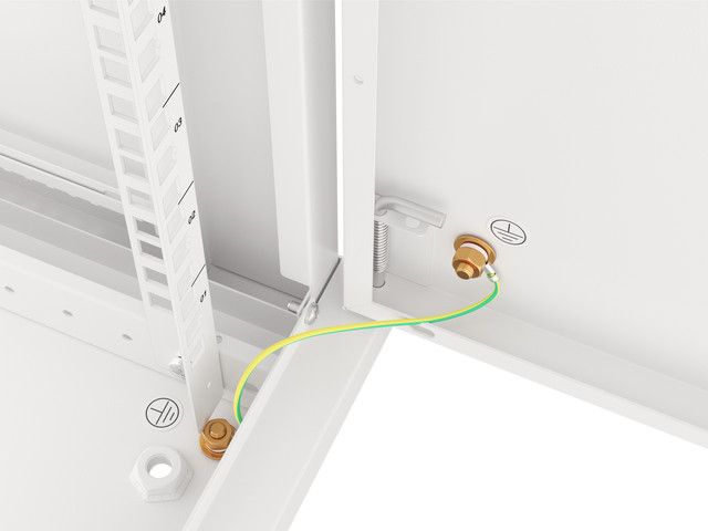 Kabinet muri rrjeti Lanberg WF01-6612-00S, 19", 12U, gri