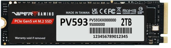 SSD Patriot Viper PV593, 2TB, M.2 2280, PCIe Gen5 x4