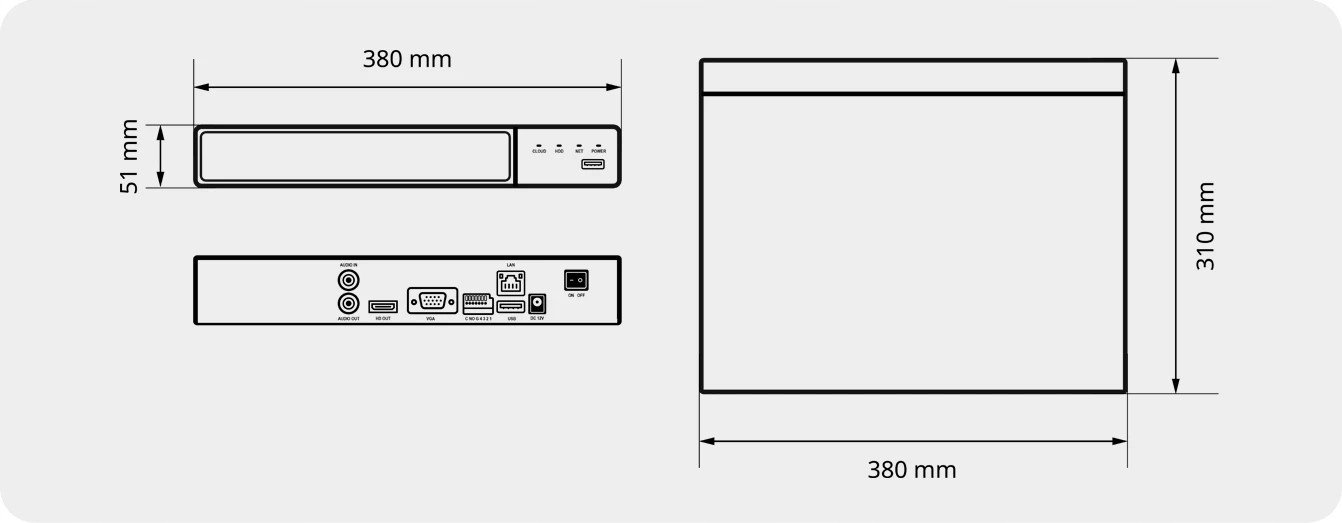 IP рекордер EVERMAX EVX-NVR3202-4K-Ai, 32 канали, 4K, H.265