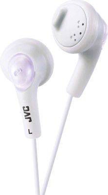 Kufje stereo JVC Gumy Bass Boost, me kabllo, in ear, të bardha
