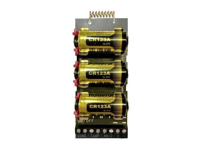 Modul zgjerues wireless Hikvision DS-PM1-I1-WE, hyrje dhe dalje me kabllo, i zi