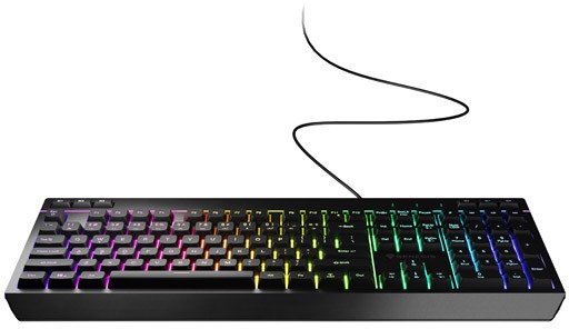 Tastierë Genesis Rhod 530 RGB, me kabllo, layout ENG UK, e zezë