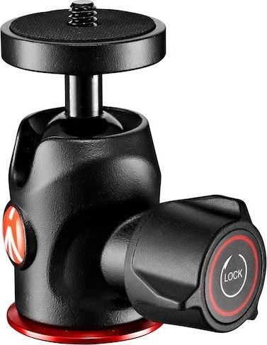 Kokë trefike Manfrotto MH492, ball head, mbajtje deri 4kg, e zezë
