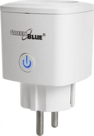 Prizë inteligjente WiFi GreenBlue GB720F, 3680W, matje konsumimi, e bardhë