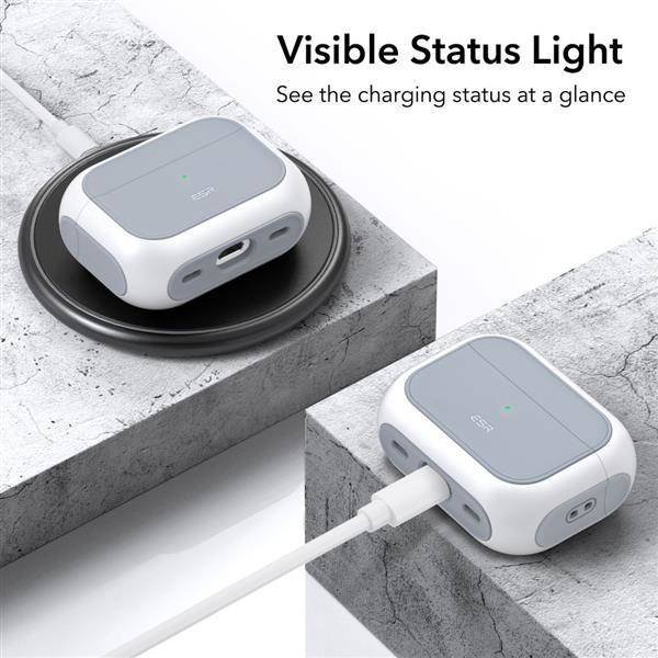 Etui për kufje ESR Orbit HaloLock MagSafe, për AirPods Pro 1/2, i bardhë