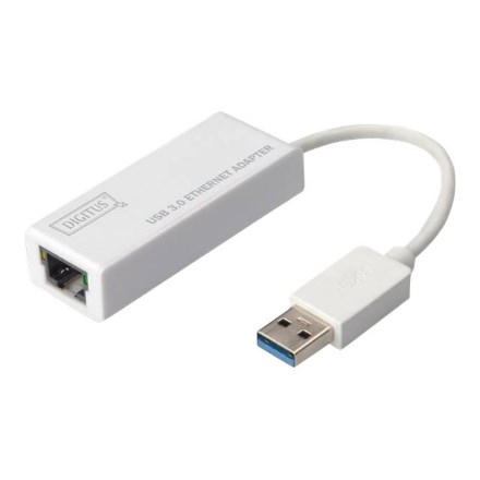 Përshtatës rrjeti Digitus DN-3023, 1 GBit/s, USB-A, i bardhë