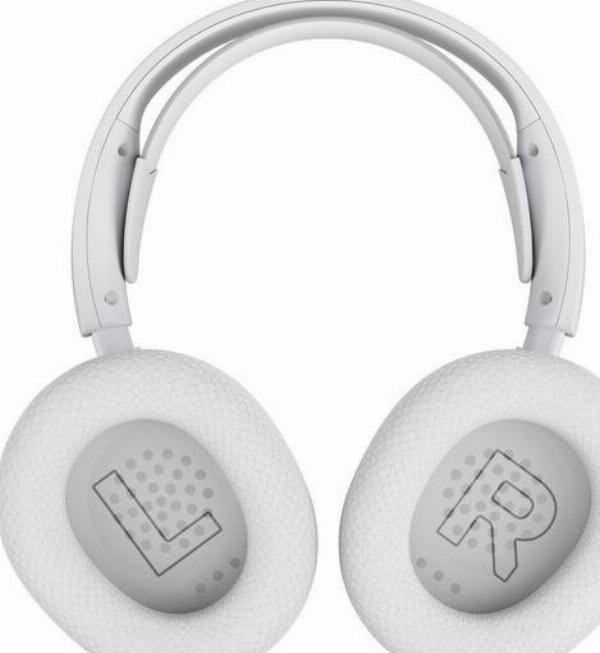 Kufje gaming SteelSeries Arctis Nova 5 Wireless, pa tela, 60 orë bateri, të bardha