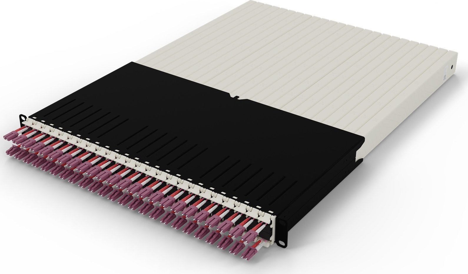 30ru Core Rack Organizues kabllosh PATCHBOX .one 30RU, fiber optike OM4, lidhes LC LC ...
